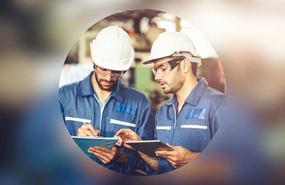 2 engineers discussing custom lifecycle services